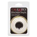 White Rubber Ring Set 3 pz - Calexotics