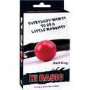 Ball Gag Red - Hi-Basic - Chisa Novelties