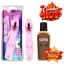 Glitters Dual Probe - Crystal Jelly - Chisa Novelties