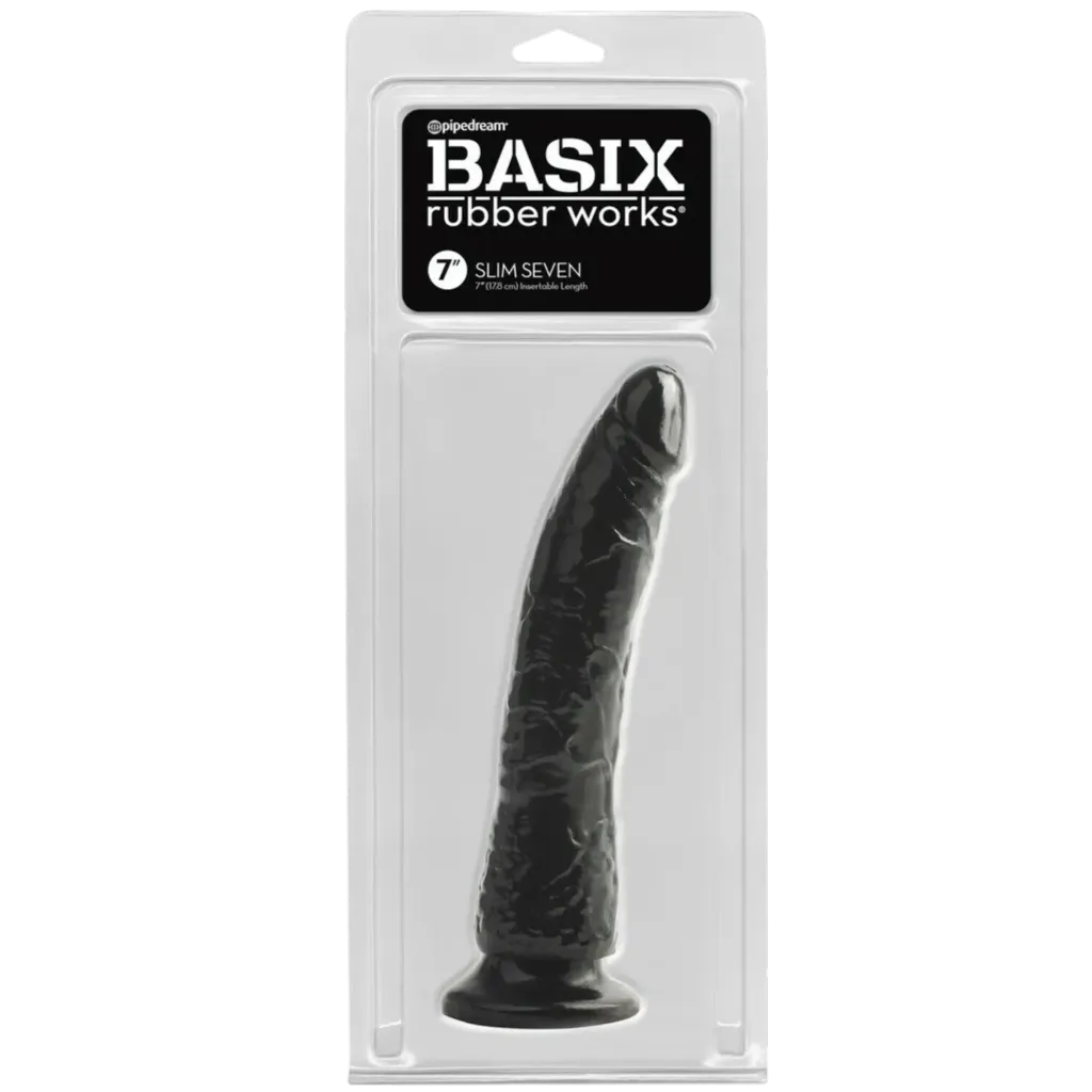 [PD4223-23] Basix Rubber Works 7" - Slim - Pipedram - Black