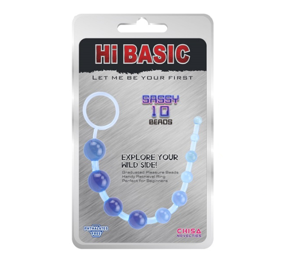 [CN-331223162] Sassy Anal Beads - Hi - Basic - Chisa Novelties (Azul)