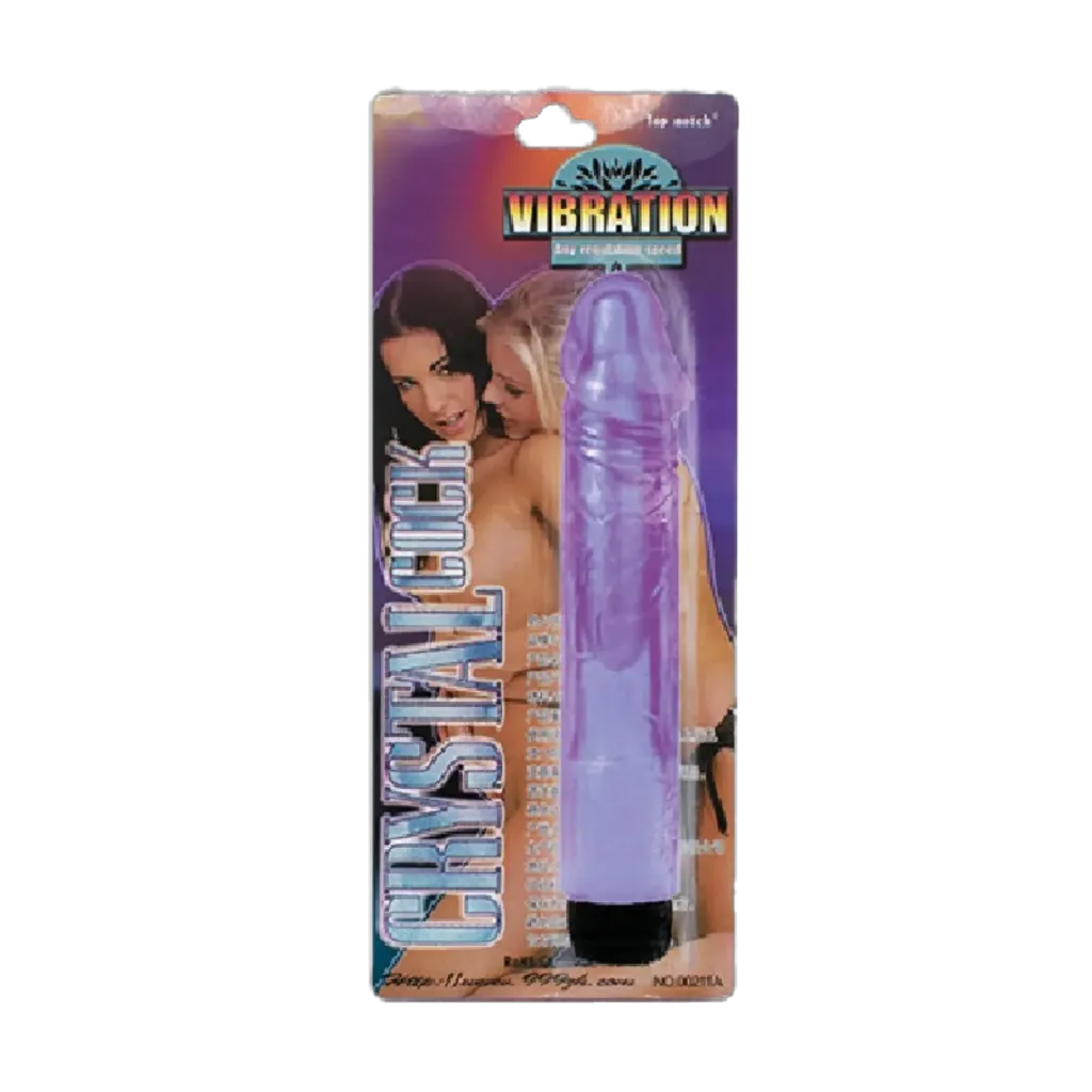 [00211-A] Crystal Cock - Vibrating Dildo (A)