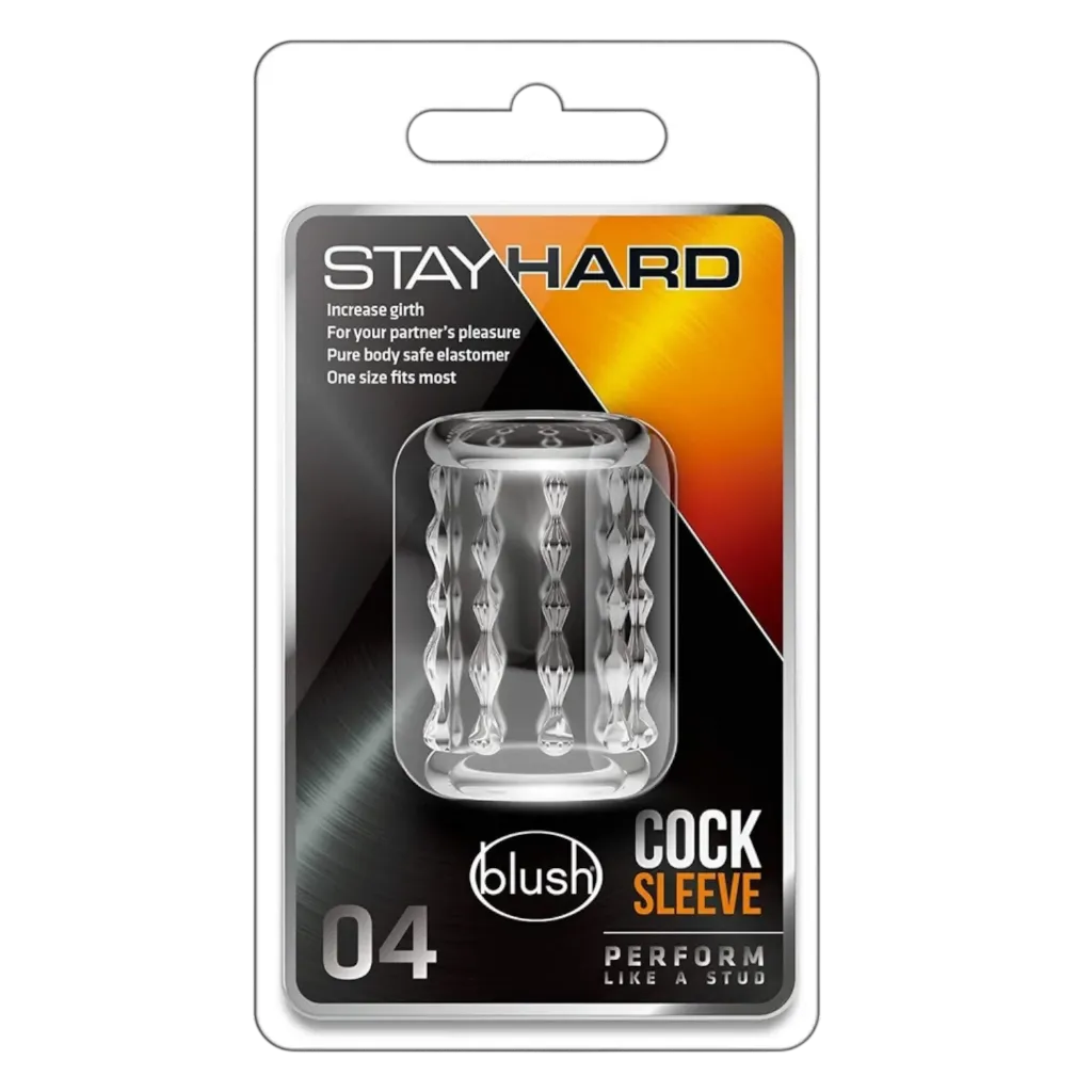 [BL-00402] Cock Sleeve 04 - Stay Hard - Blush