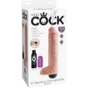 10" Squirting Cock with Balls - King Cock - Pipedream Products