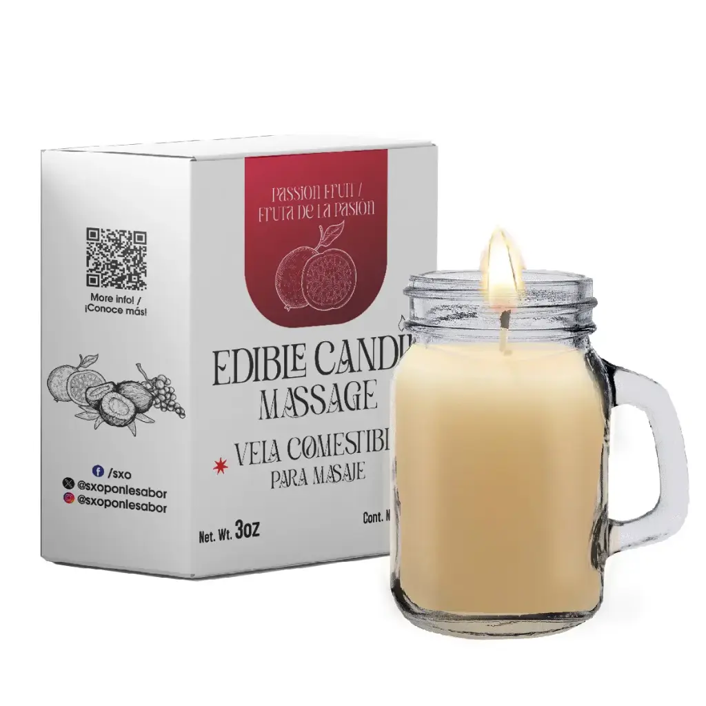 [VC-FP] Vela Comestible Para Masaje - SXO (Fruta de la pasion)