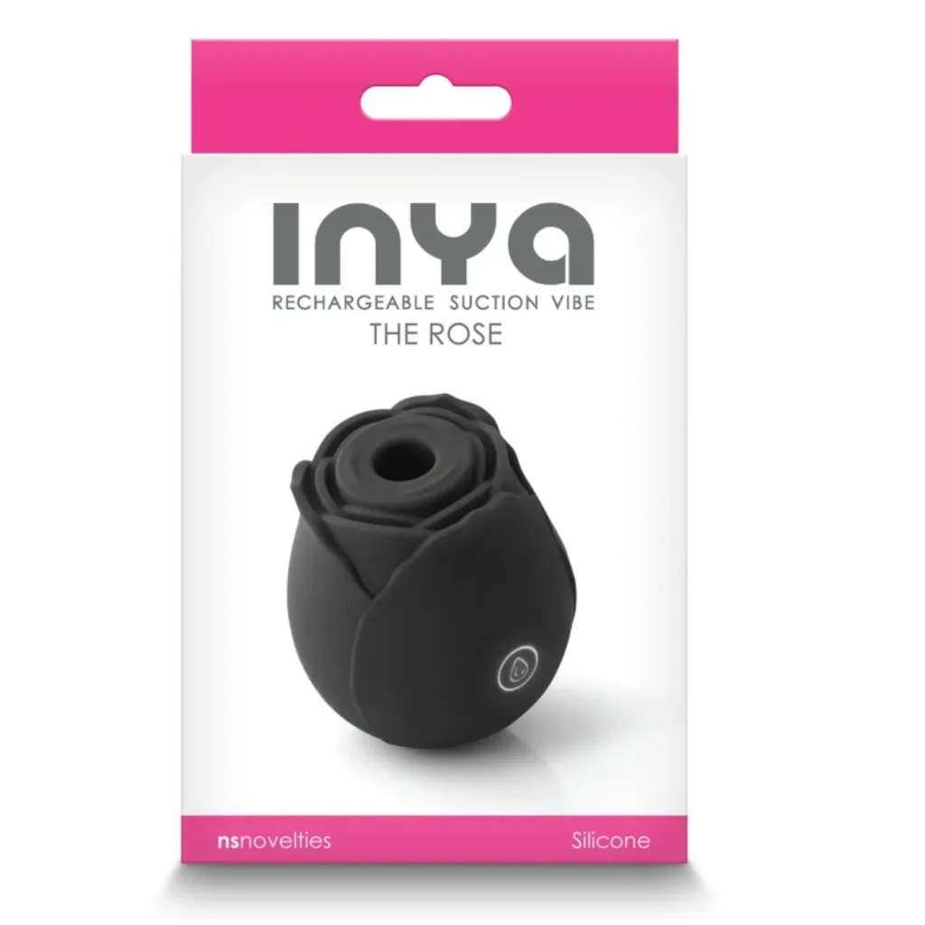 [NSN-0554-63] The Rose Rechargeable Suction Vibe - INYA