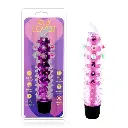 Vibrador con Funda y Perlas - Jelly Lover - PNK 