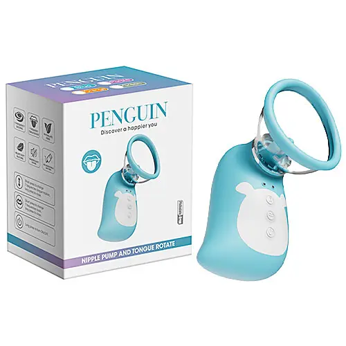 [MY025-3] Penguin Nipple Pump And Tongue Rotate A