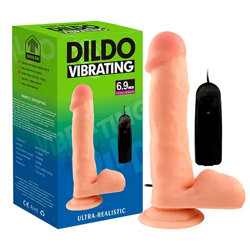 [QSZD-077-A] Ultra Realistic Vibrating Dildo