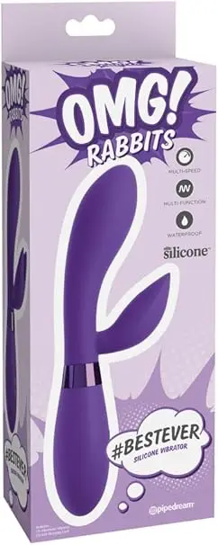 [PD1781-00] OMG! Rabbits #Bestever Silicone Vibrator - Pipedream