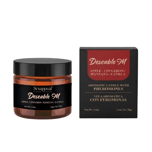 [F-VAT-01] Vela Aromática Con Feromonas - Sexappeal (Manzana - Canela)