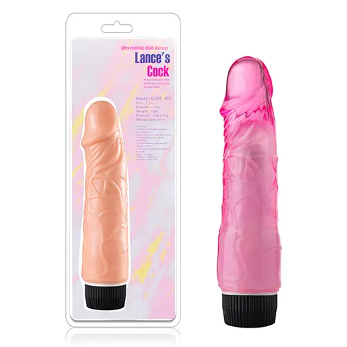 [QSDZ-003-R] Ultra Realistic Dildo Vibrator Rechargeable - Lance´s Cock