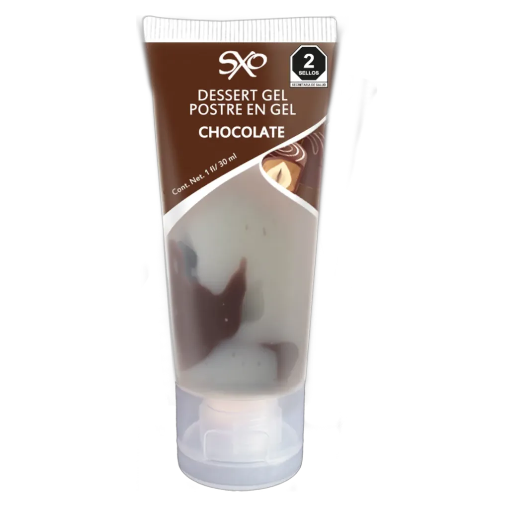 [P02-30] Postre en Gel Comestible 30 ml - SXO (Chocolate)