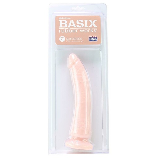 [PD4223-21] Basix Rubber Works 7" - Slim - Pipedram - Flesh