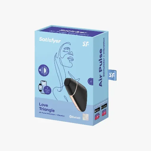 [SA2018-57-1] Love Triangle - Air Pulse Stimulator + Vibration - Satisfyer