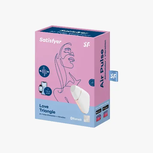 [SA2018-57-2] Love Triangle - Air Pulse Stimulator + Vibration - Satisfyer