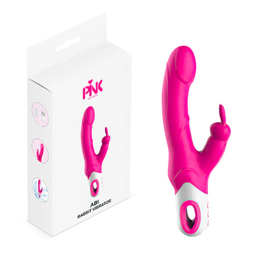 [A0116] Abi Rabbit Vibrator - PINK Sex Toys