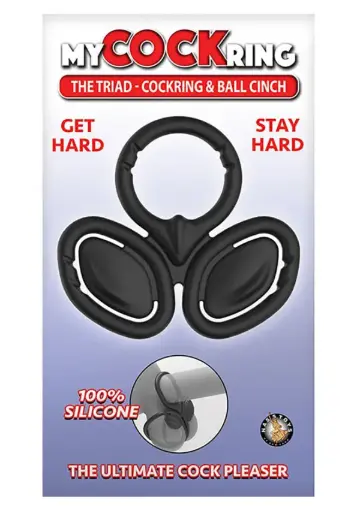 [NT3005] The Triad Coc Ring & Ball Cinch - My Cock Ring - NassToys