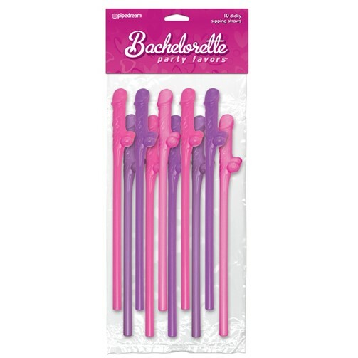 [PD6203-03] 10 Pecker Straws - Pipedream