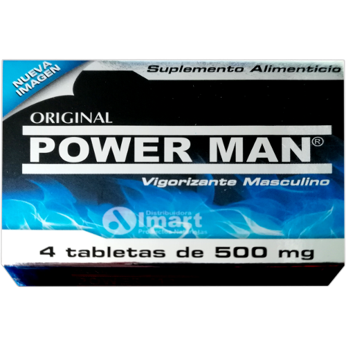 [SA262] Power Man Original - Almart (4 tabletas)