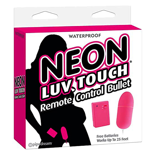 [PD2674-11] Remote Control Bullet - Neon Luv Touch - Pipedream