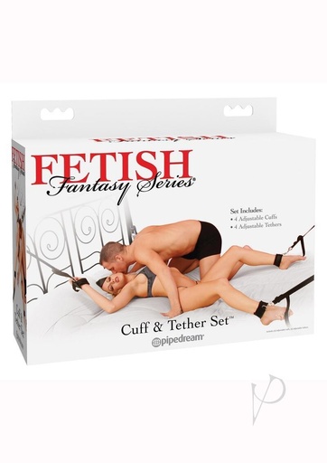 [PD2151-23] Cuff & Tether Set - Fetish Fantasy Series - Pïpedream